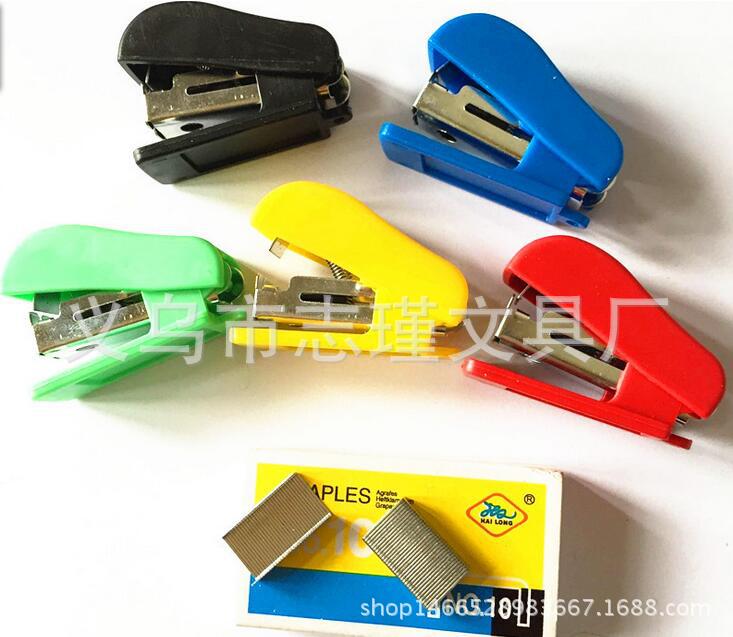 204 Mini Stapler Set Student Gift Stapler Stationery Stapler Wholesale