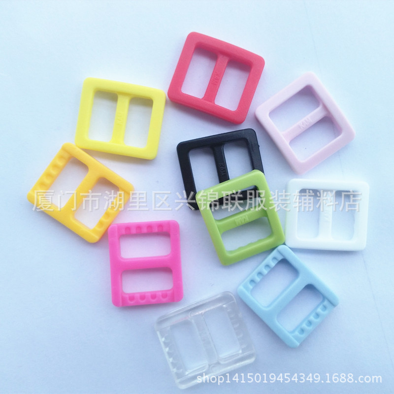 10mm Hualian KAM luggage buckle Japanese buckle three-gear buckle backpack buckle adjustment buckle pet webbing buckle bookbag buckle