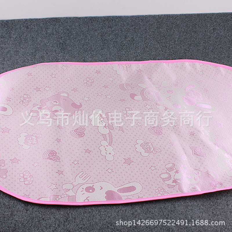 Baby mosquito net special mat custom ice silk mat Oval children mosquito net mat children ice silk mat set