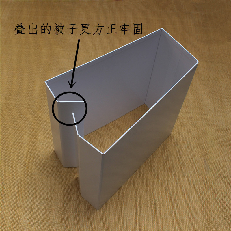 Wholesale quilt folding artifact tofu square standard student dormitory model internal board quilt folding device quilt shaping