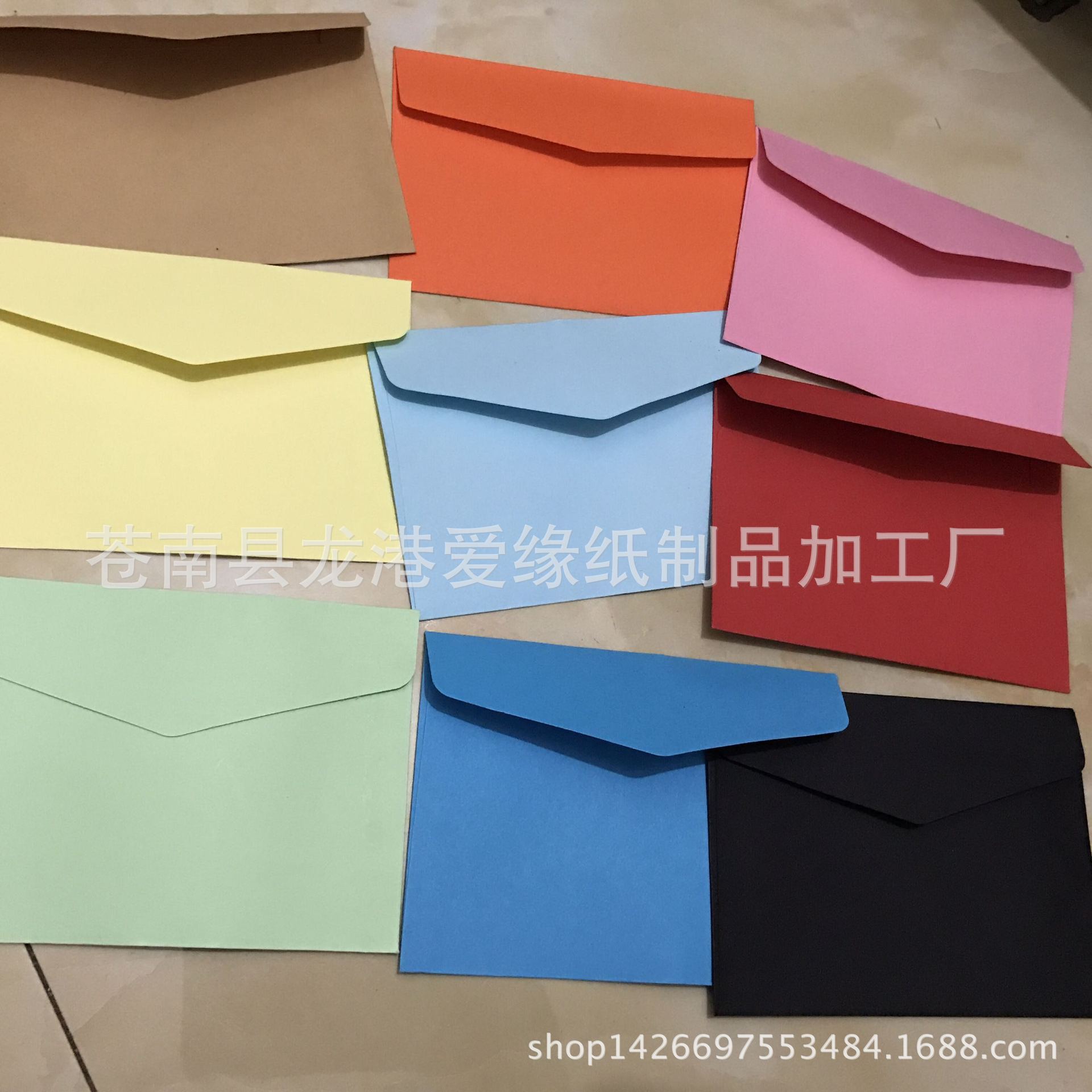 11.5 * 8CM monochrome envelope mini color non-printed envelope blank monochrome envelope card storage