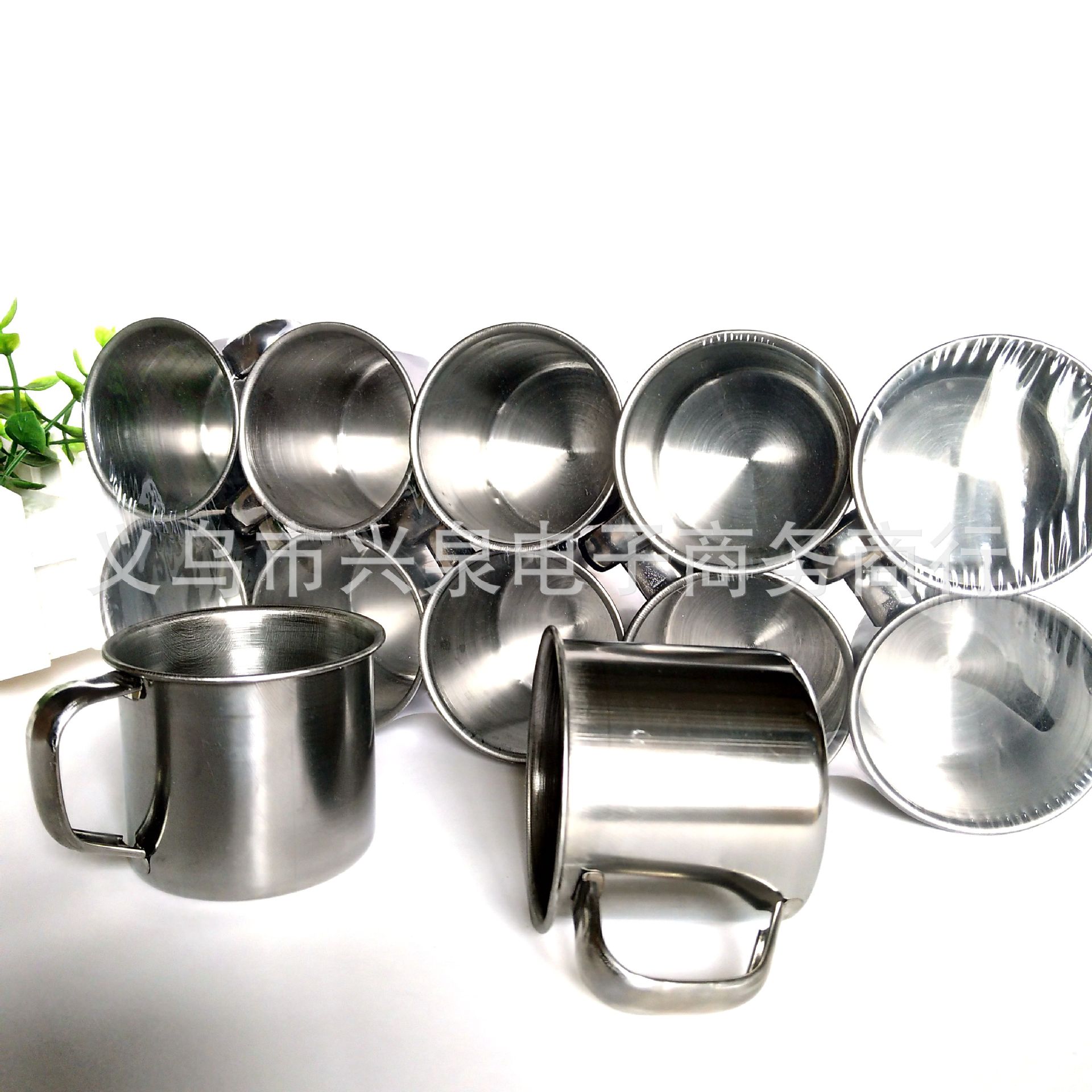 Steel Cup, High Quality Polished Steel Cup, Kidsren's Water Cup, Drinking Cup, One Yuan, Two Yuan Wholesale