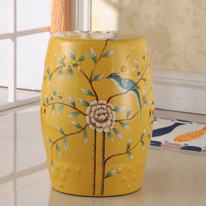 Wholesale Ceramic Stool Bedroom Dressing Stool Living Room Side Stool Guzheng Stool Hall Shoe Changing Stool Skirt Stool Ceramic Drum Stool