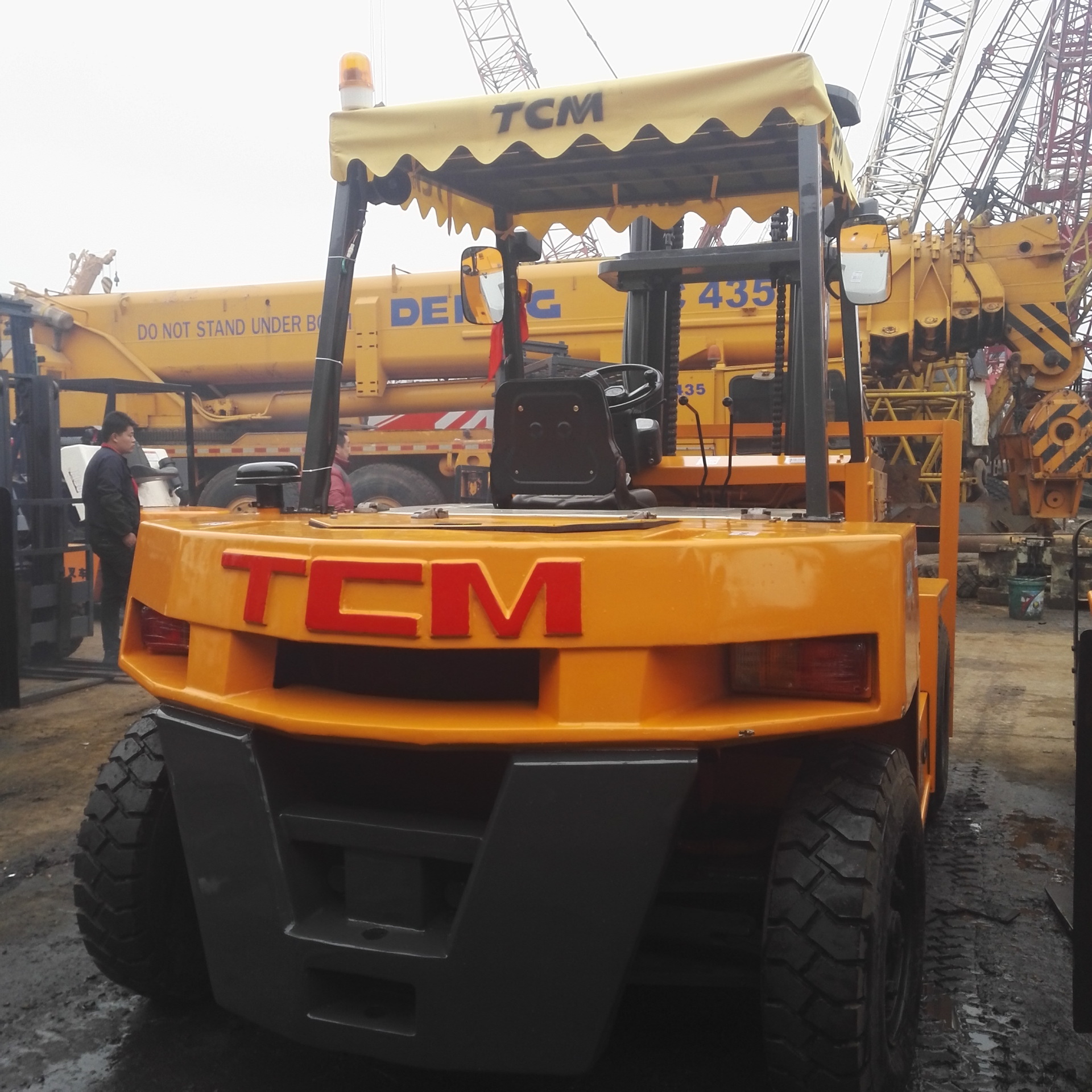 Tcm20 Тон 3 Тон, 5 Тон Дизельный, Подъемный Вилочный Погрузчик на Продажу 3м Подъем 4.5м Мачта Погрузчика