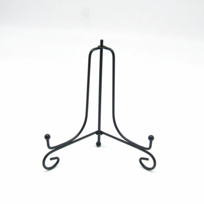 Factory wholesale solid iron tea cake bracket wrought iron plate bracket charcoal carving bracket Pu'er tea rack craft rack