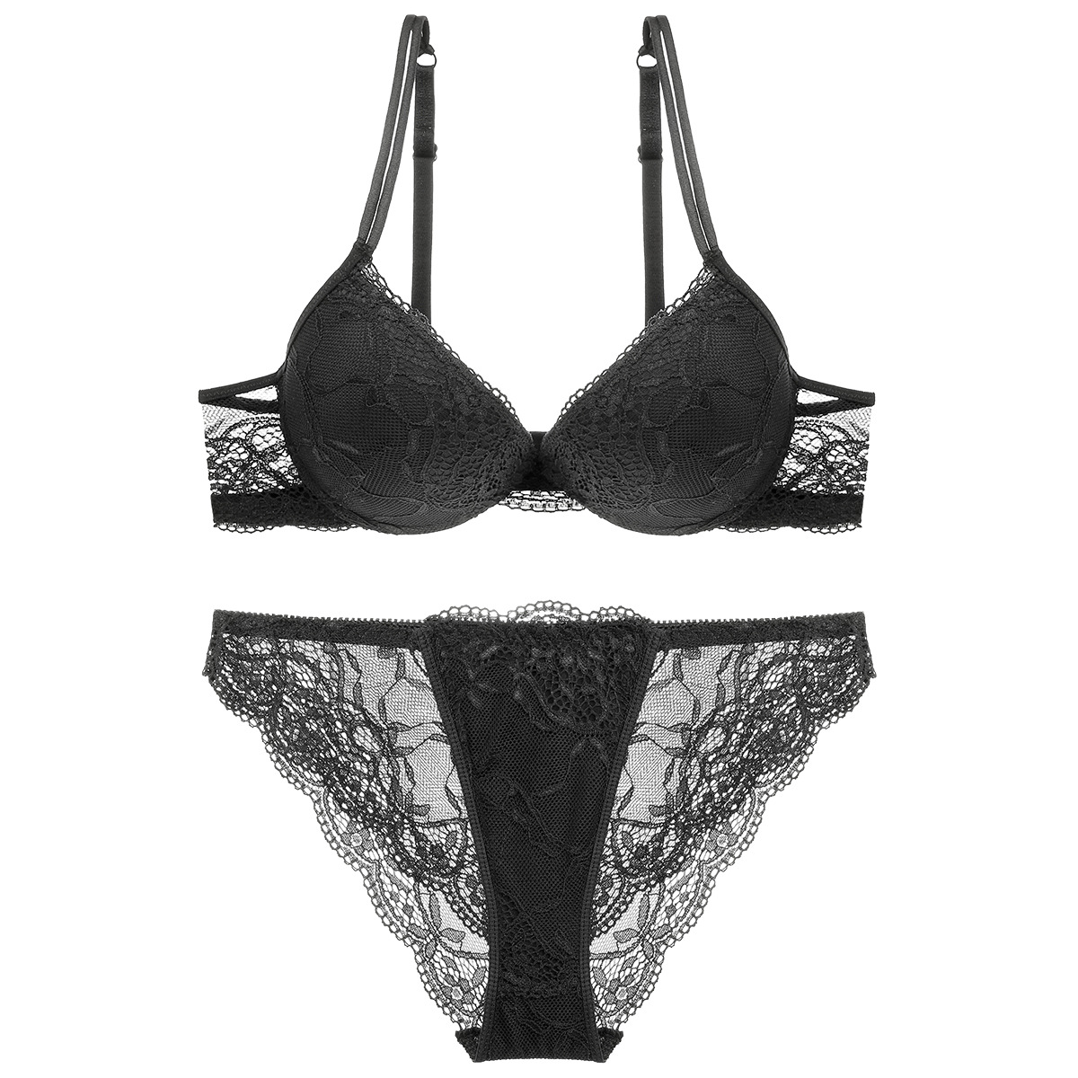9118 manufacturers spot a generation of European and American French gathered sexy lace underwear ladies bra bra bra set