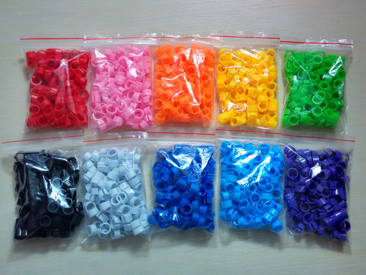 [manufacturer] 8 # -7 Wordless Bayonet Identification Ring Pigeon Foot Ring 10 Colors Optional Pigeon Supplies Pigeon Bird Utensils
