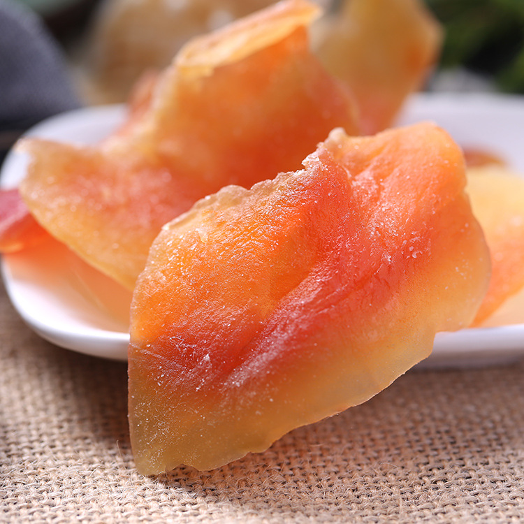 Кусочки красной папайи 5 кг, сладкие и кислые сушёные фрукты