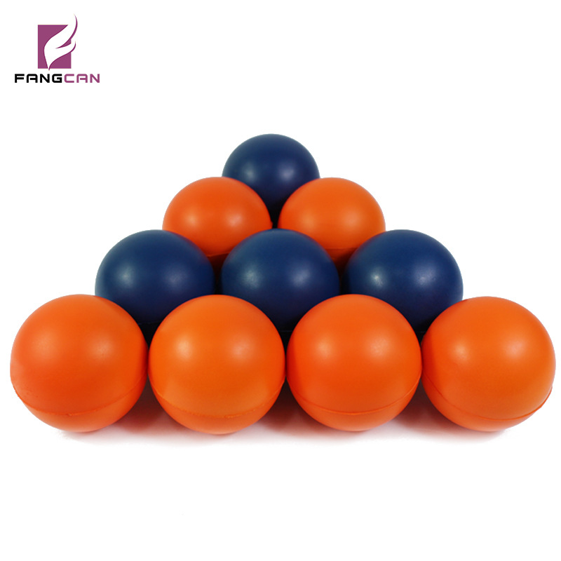 Warm-up squash 50mm beginner entry PU sponge avoid medium-speed durable training ball skin-friendly orange Blue