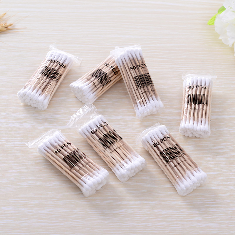 Hotel disposable cotton swabs double-headed cotton swabs for makeup factory wholesale 35 pieces a pack