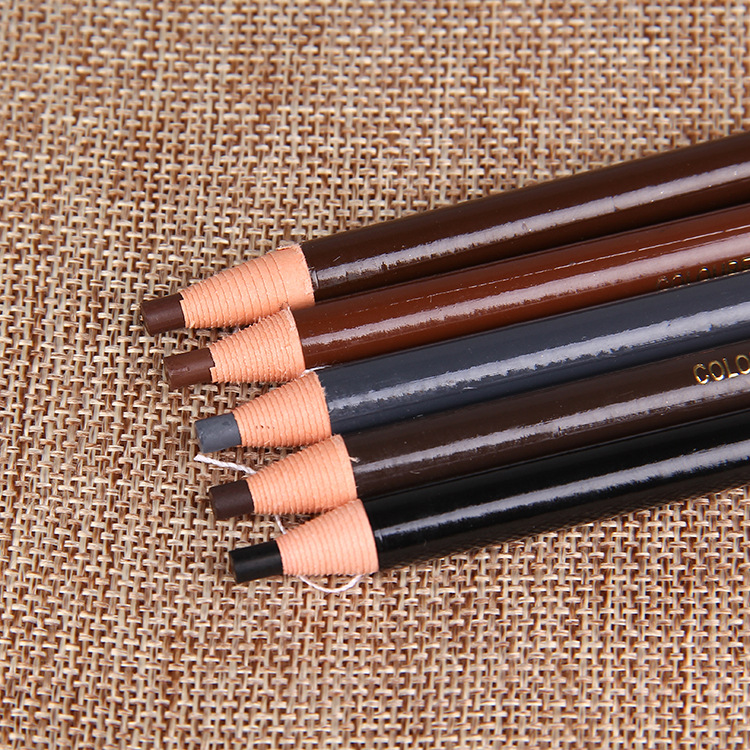 Карандаш для бровей Hengsi 1818, мягкий, не тускнеет