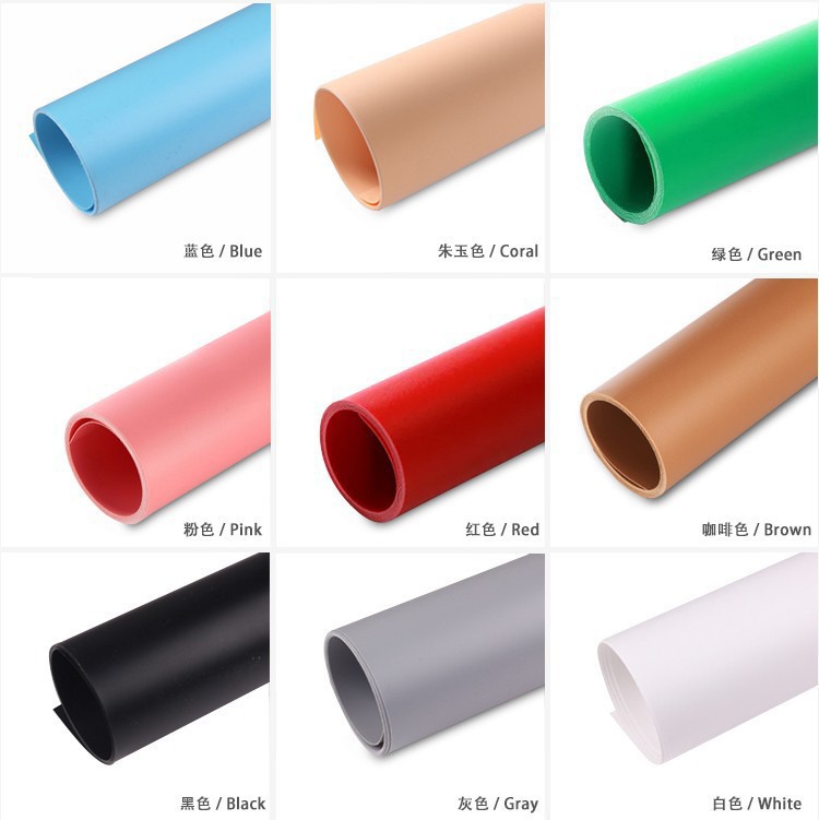 Реквизит для фотографии, фоновая ткань, матовая ПП/ПВХ фоновая доска 100*200, чистый цвет