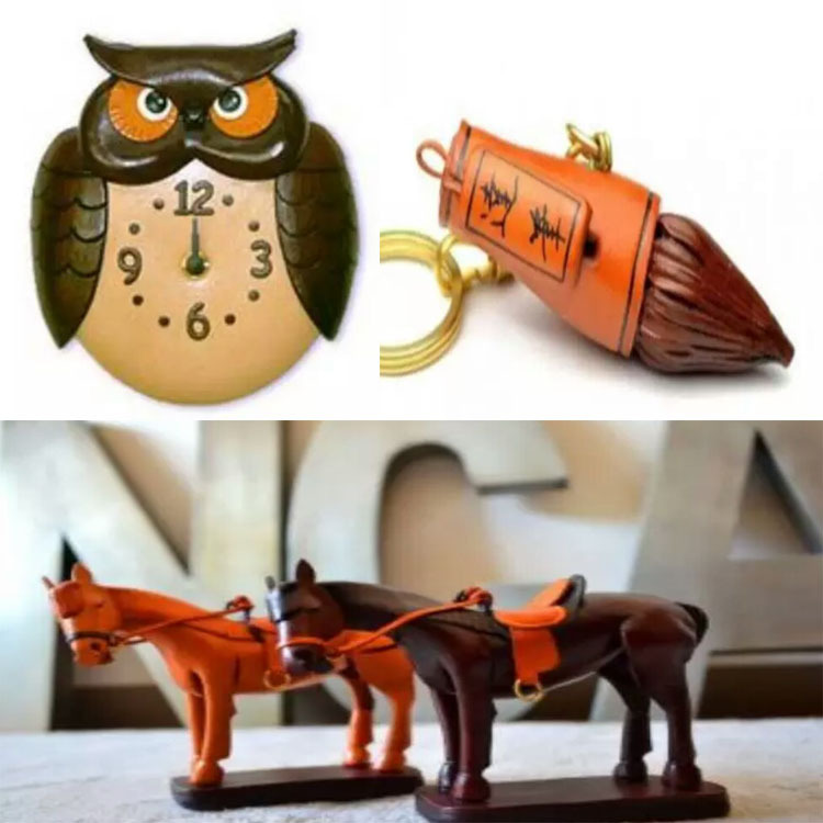 Signs, Vegetable Tanned Leather Scraps, Large Pieces of First-Layer Leather Scraps, Original and Colorfulful Leather Materials in Stock