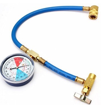 R134A automobile air conditioning refrigerant snow refrigerant fluorometer supplementary filling hose detection tool M14 1/2