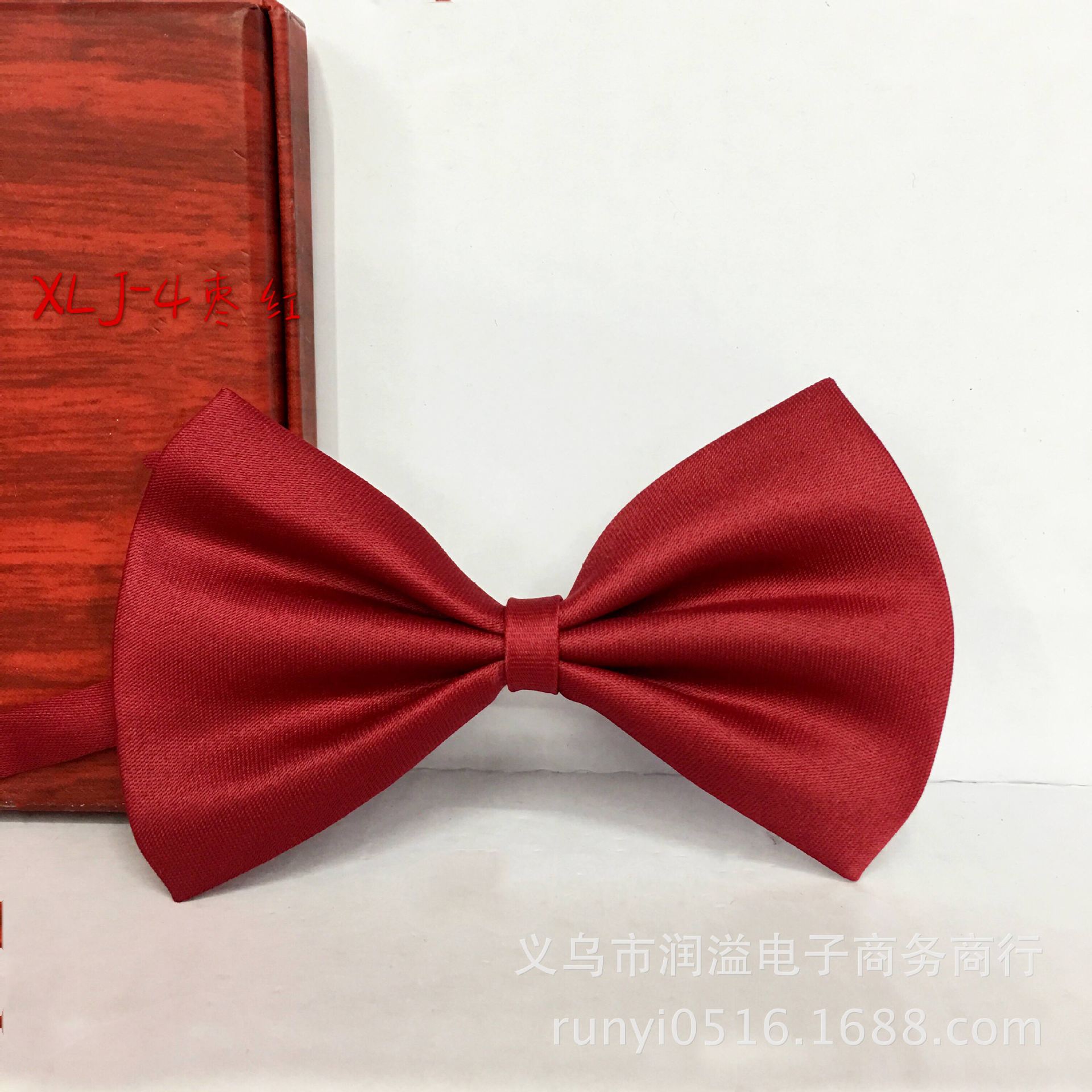 Children's bow tie polyester silk performance candy color handsome tide treasure bow tie pet wholesale