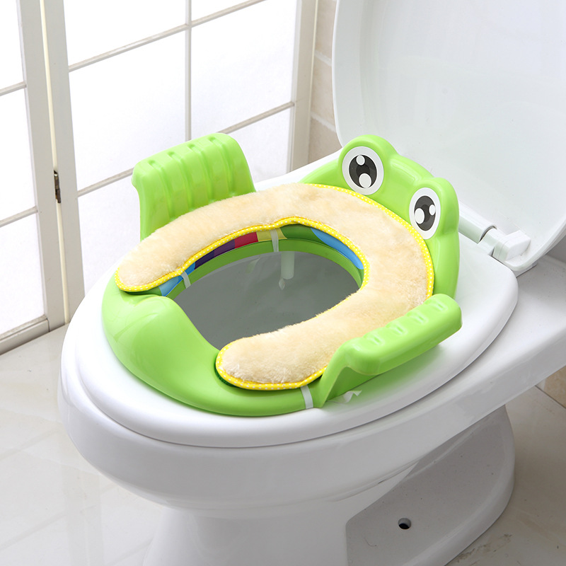 Children's large toilet seat toilet seat female Baby Baby Baby child Boy's cushion bedpan cover Ladder 1-3-6 years old
