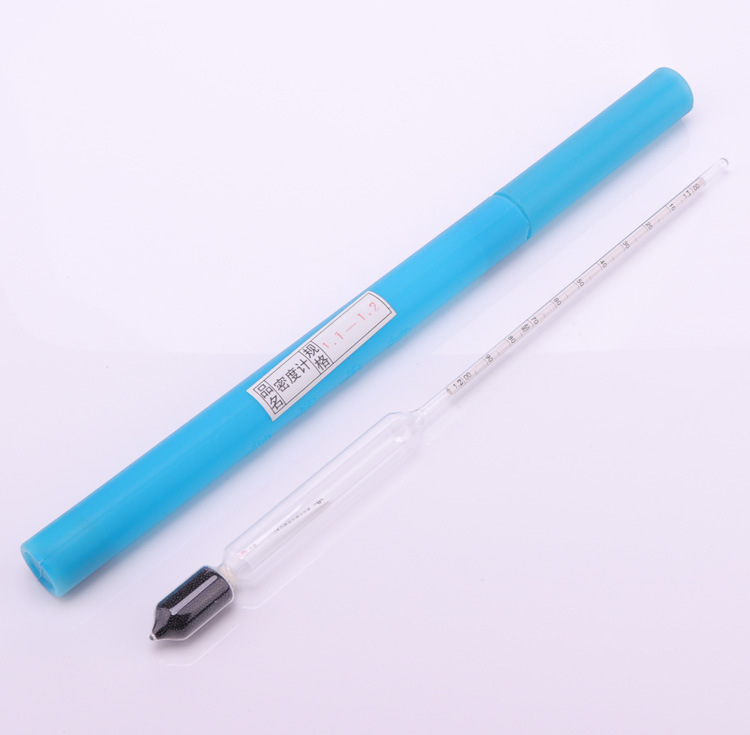 Yaohua liquid density meter hydrometer diesel sulfuric acid hydrometer wave meter with number can be checked