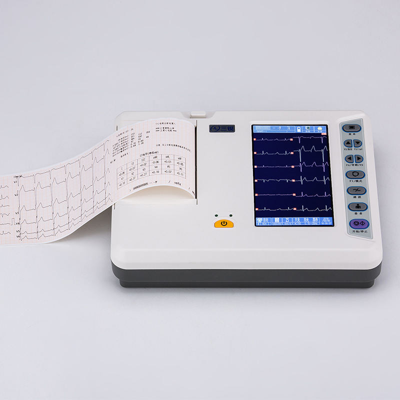 Sanrui ECG-3306B six-channel ECG detector 12-lead automatic analysis and diagnosis portable