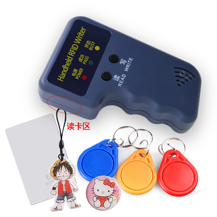 Id Card Replicator Sensor Access Control Id Card Copy Machine Handheld 125K Card Reader Package