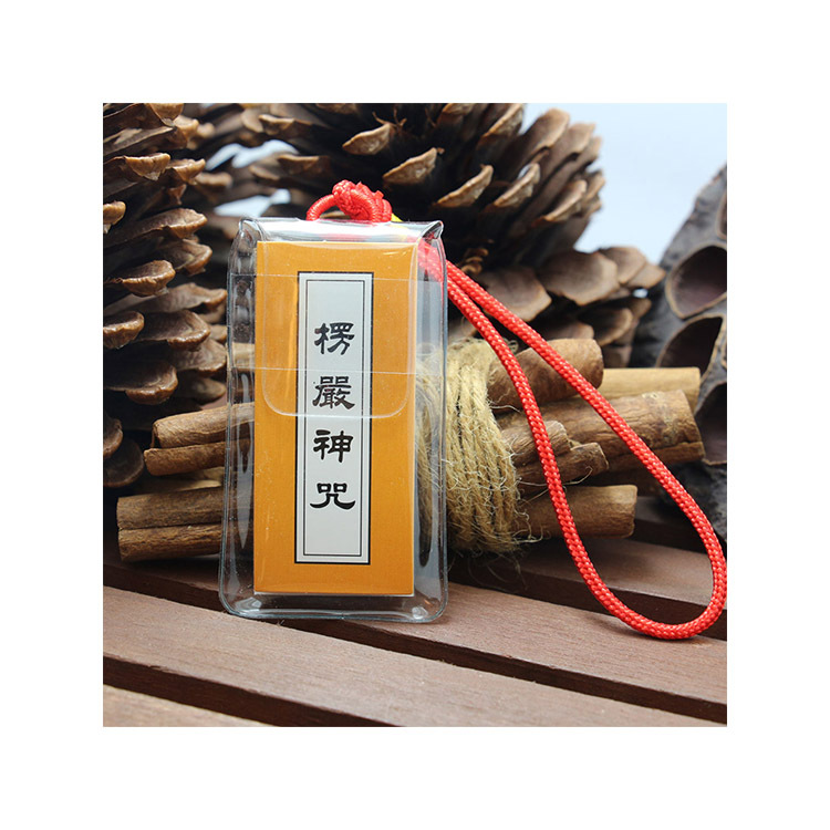 Circulation Buddhist Supplies Shurangama Sutra Pharmacist Sutra Diamond Sutra Pendant Pendant Jewelry Souvenir Gift Car Hanging