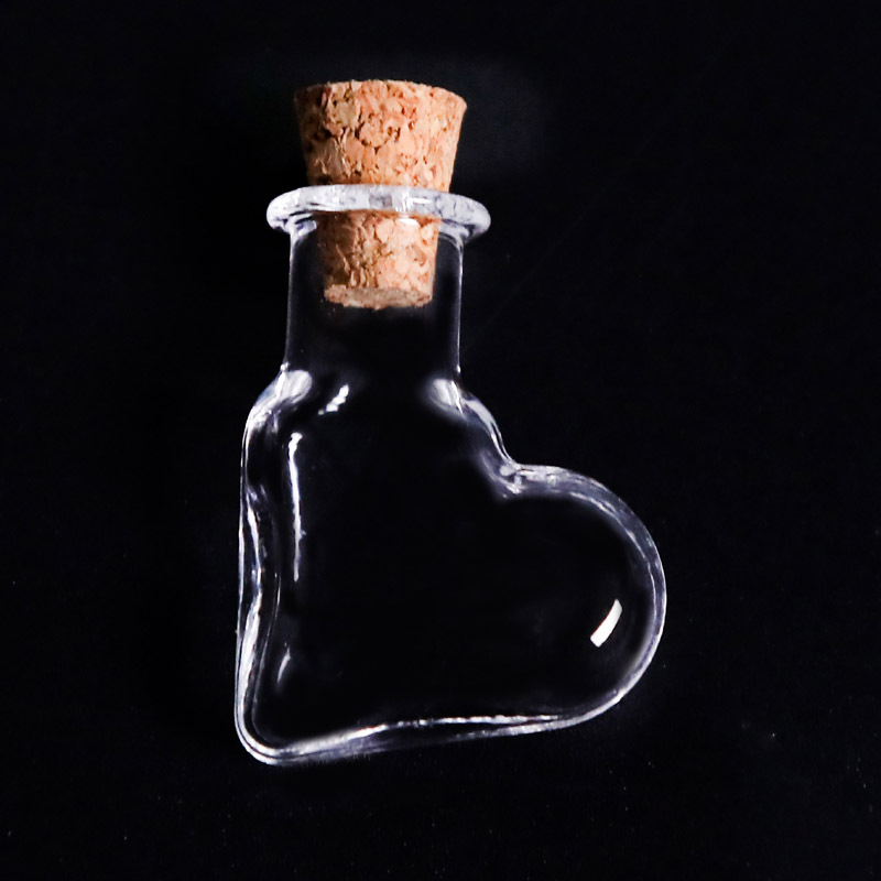 Small Cork Glass Bottle Perfume Mini Drift Bottle Small Wishing Bottle Wish Bottle Saffron Perfume Bottle