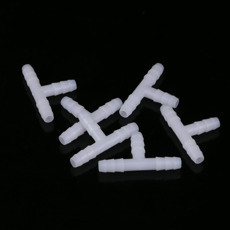 Outer 10mm tee plastic PE aeration pipe tee straight-through aeration plate outer pass