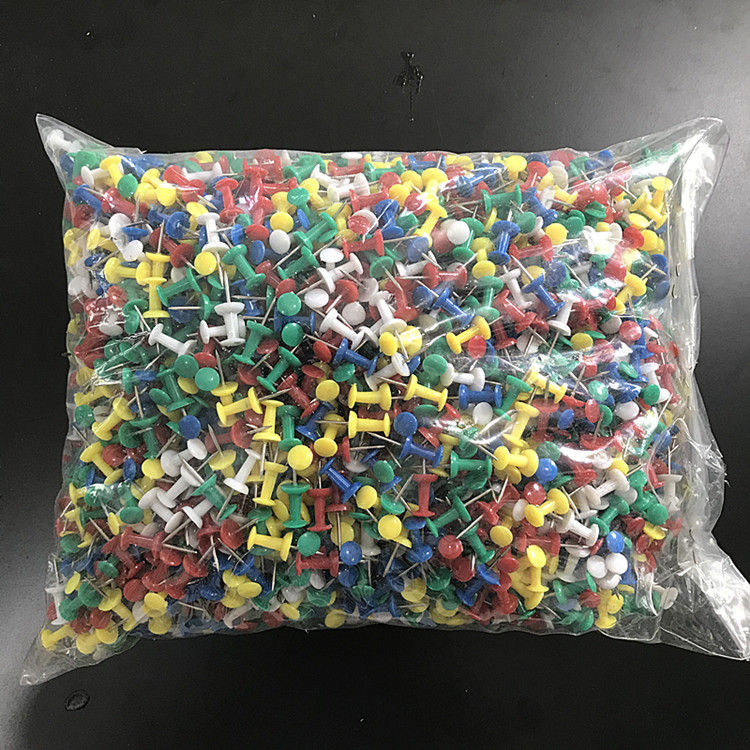 Factory wholesale creative color pushpin painting I-shaped nail art wood nail over 2000 pieces free shipping