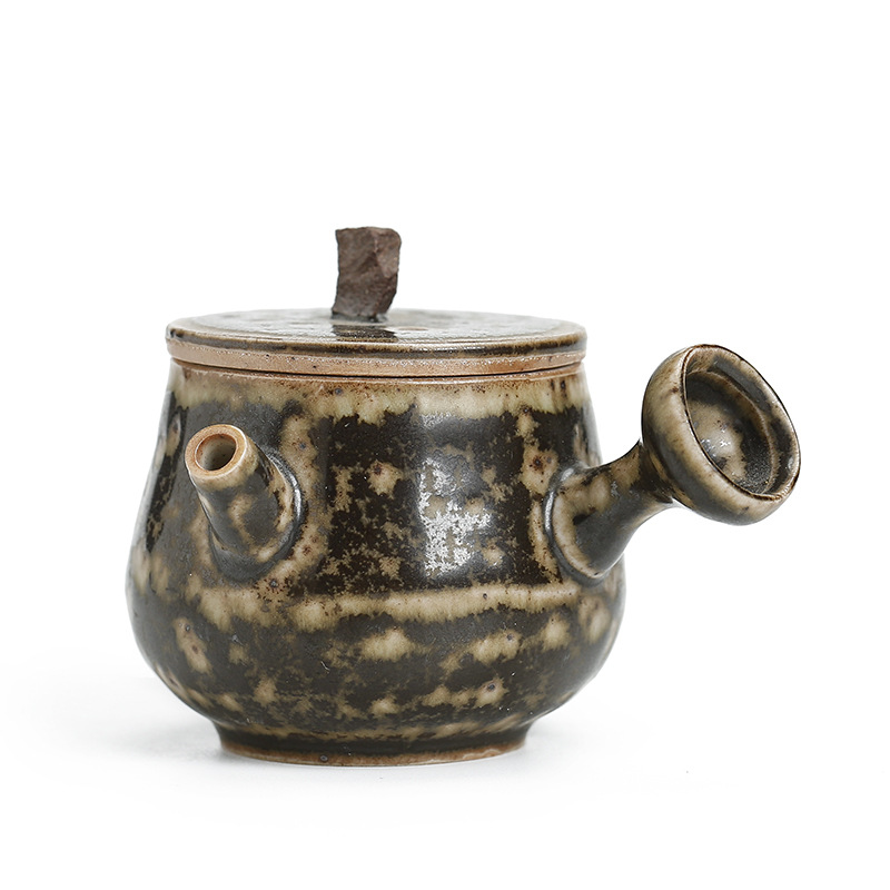 Fingertip small teapot creative stoneware kung fu small teapot tea play tea pet tea set accessories