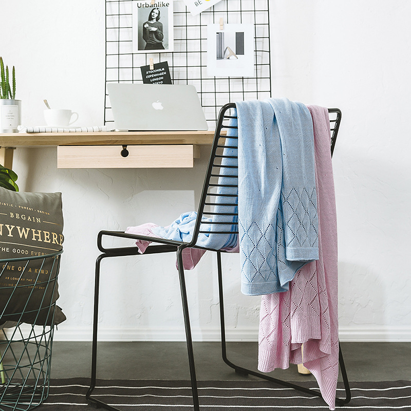 Ruijing Textile Bamboo Fiber Knitted Baby Ice Silk Cold Blanket Children's Cold Ice Silk Nap Cover Blanket Cool