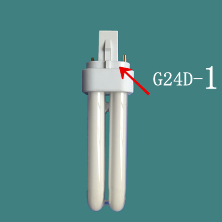 Plug-in energy-saving lamp 2u tube horizontal plug downlight special lamp tube 2u socket energy-saving lamp PLC