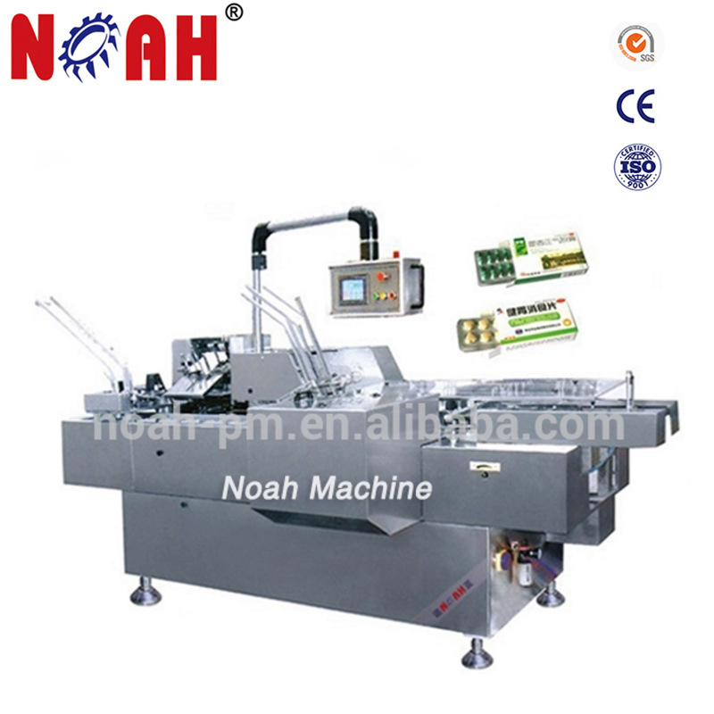 Zh120 Fully Automatic Box Loading Machine Aluminum-Plastic Blister Small Size and High Efficiency Injection Ointment Box Loading Machine