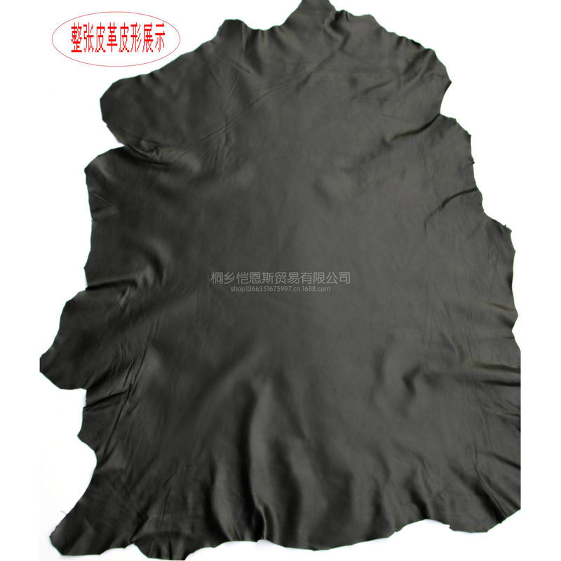 Haining manufacturers supply black sheepskin leather leather leather fabric clothing sheepskin leather leather wholesale