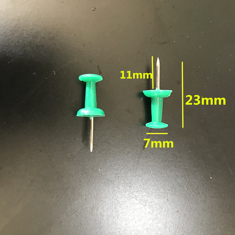 Factory wholesale creative color pushpin painting I-shaped nail art wood nail over 2000 pieces free shipping