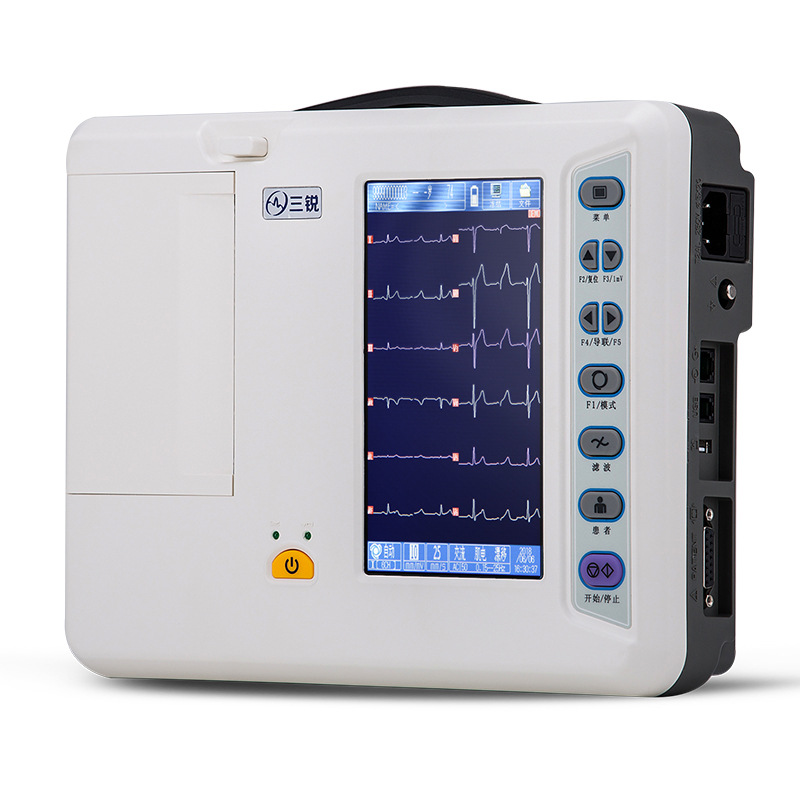 Sanrui ECG-3306B six-channel ECG detector 12-lead automatic analysis and diagnosis portable