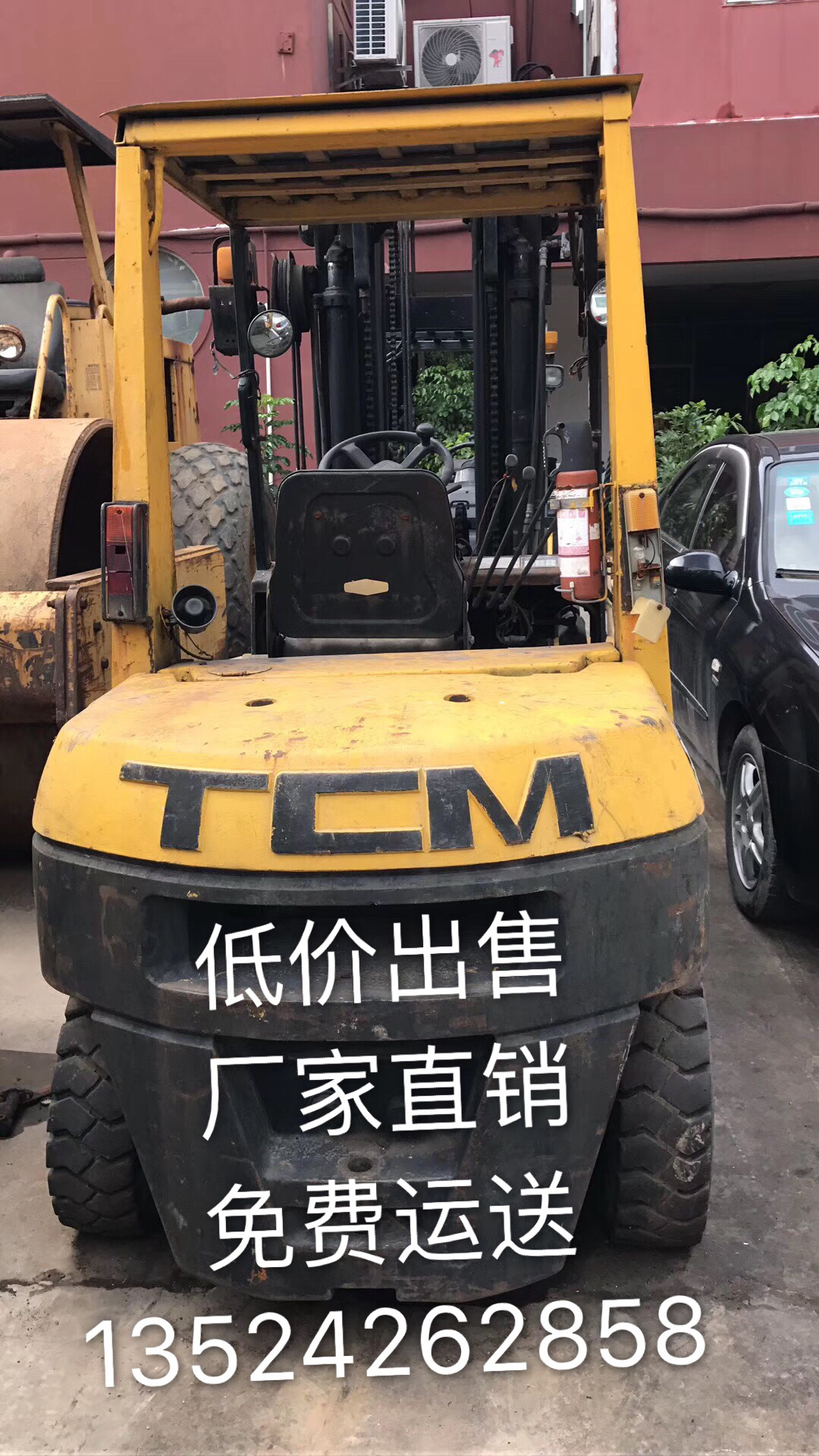 Factory Direct Second-Hand Forklift Tcm5 Tons 3 Tons Mitsubishi Forklift Quality Assurance Free Shipping