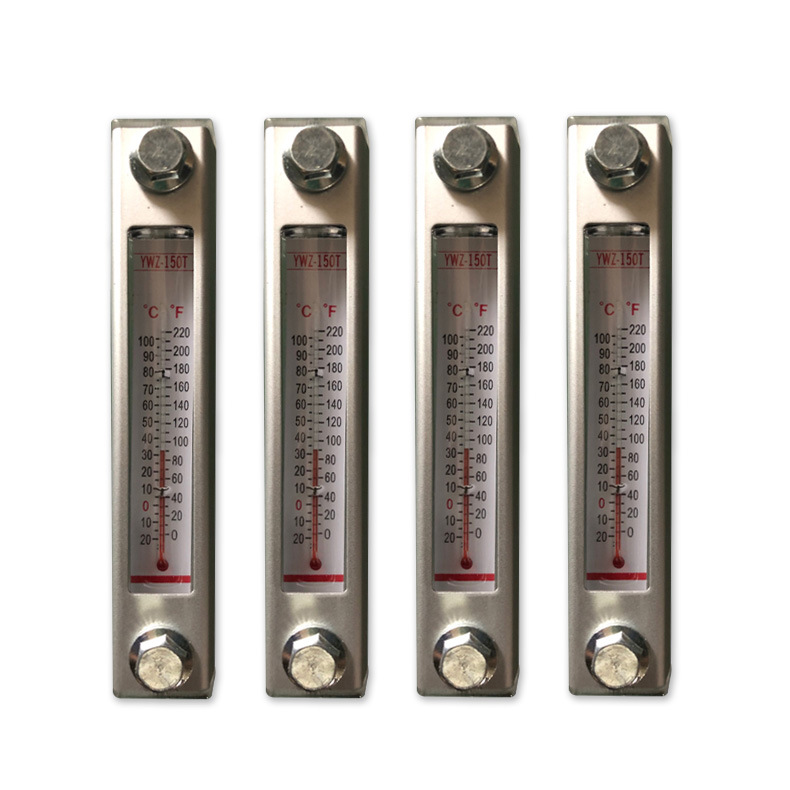 Hydraulic accessories aluminum alloy level gauge, liquid level thermometer, YWZ series