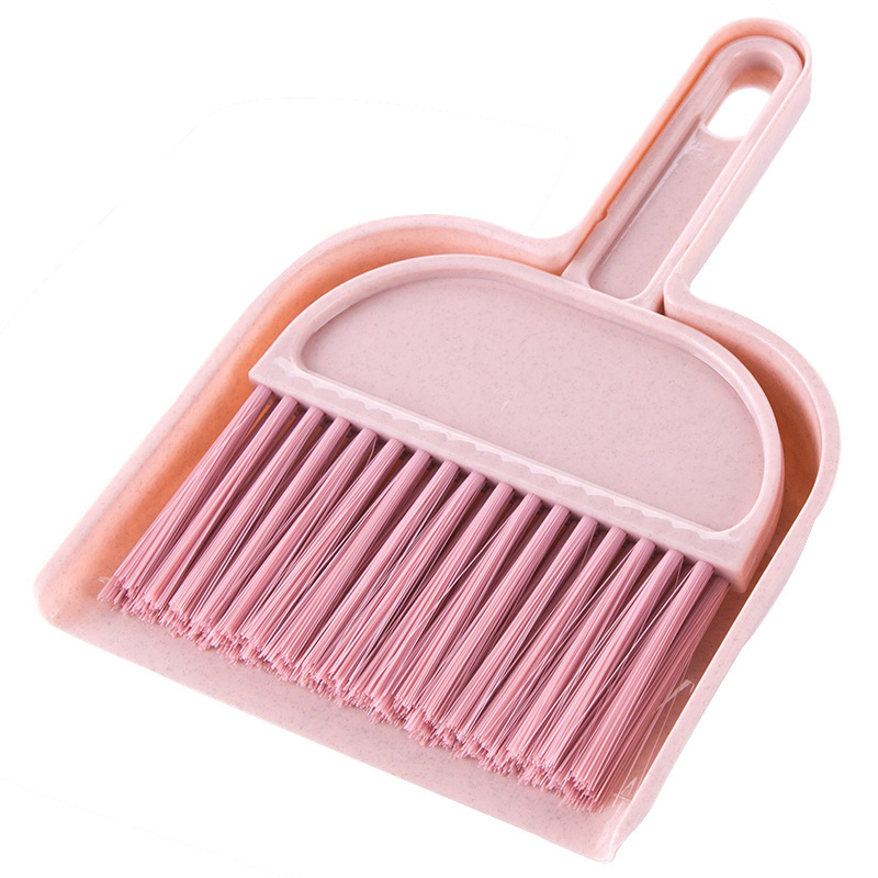 Customized Mini Dustpan Broom Set Brush Plastic Household Small Dustpan Practical Soft Bristle Small Broom Keyboard Cleaning Brush
