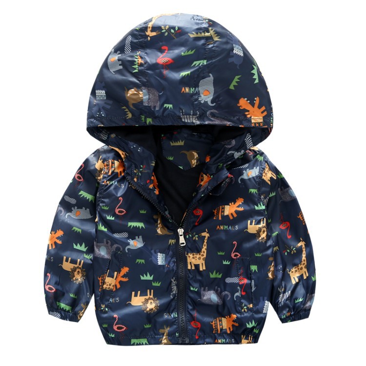 Children's clothing jacket boys and girls autumn foreign trade 2021 new baby giraffe jacket children hoodie wholesale