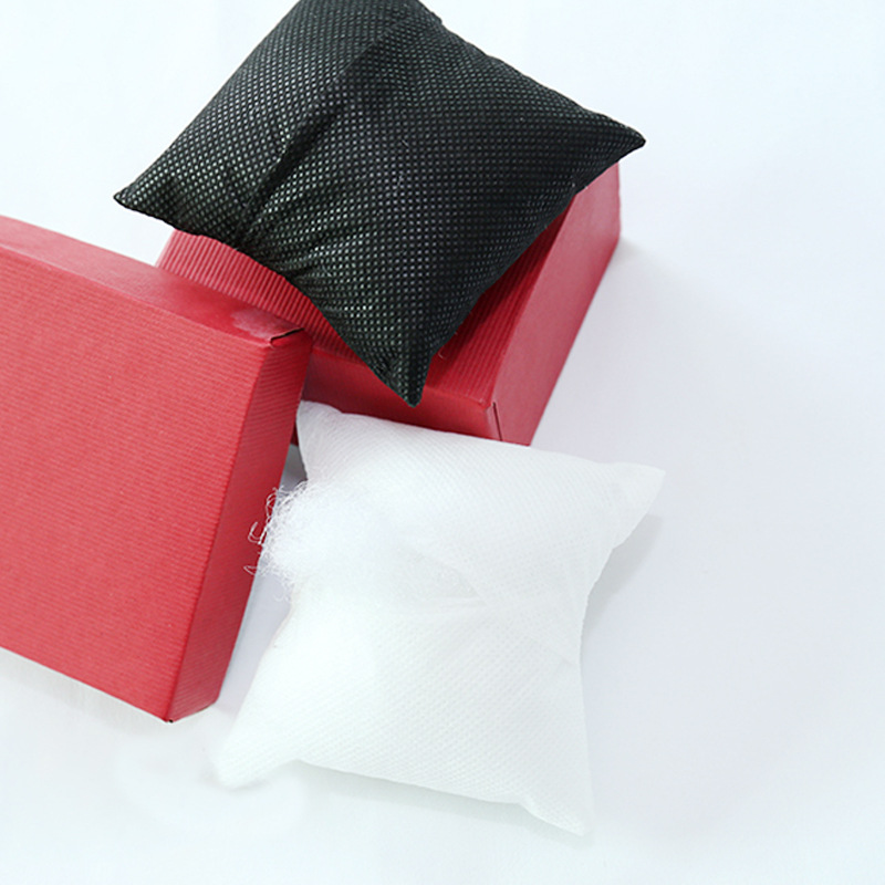 Non-woven watch pillow 9x 9cm ring jewelry box jewelry packaging box Square small pillow