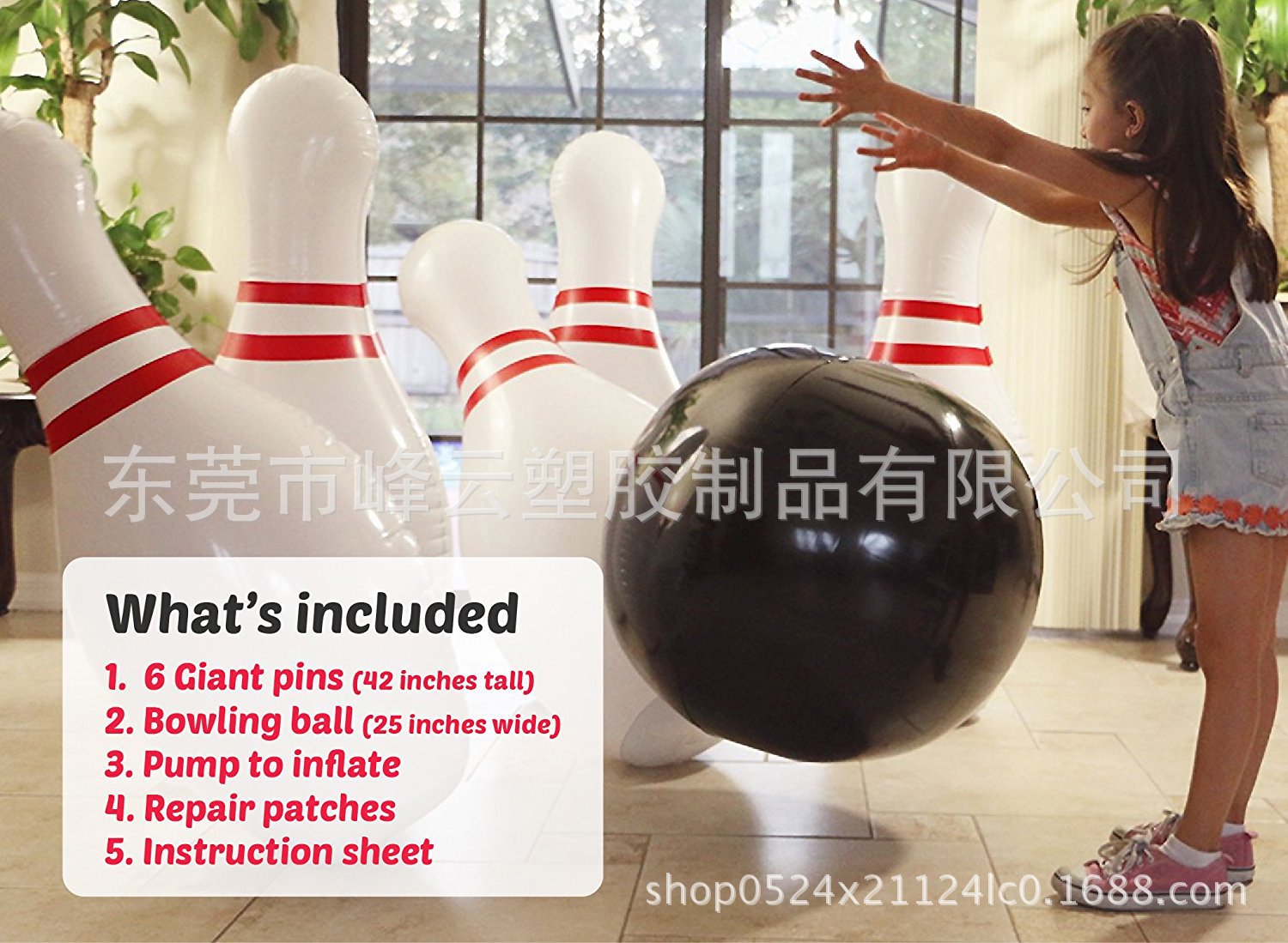 Поставка надувного набора для боулинга, игрушка из ПВХ, набор игр для детей