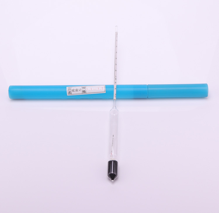 Yaohua liquid density meter hydrometer diesel sulfuric acid hydrometer wave meter with number can be checked