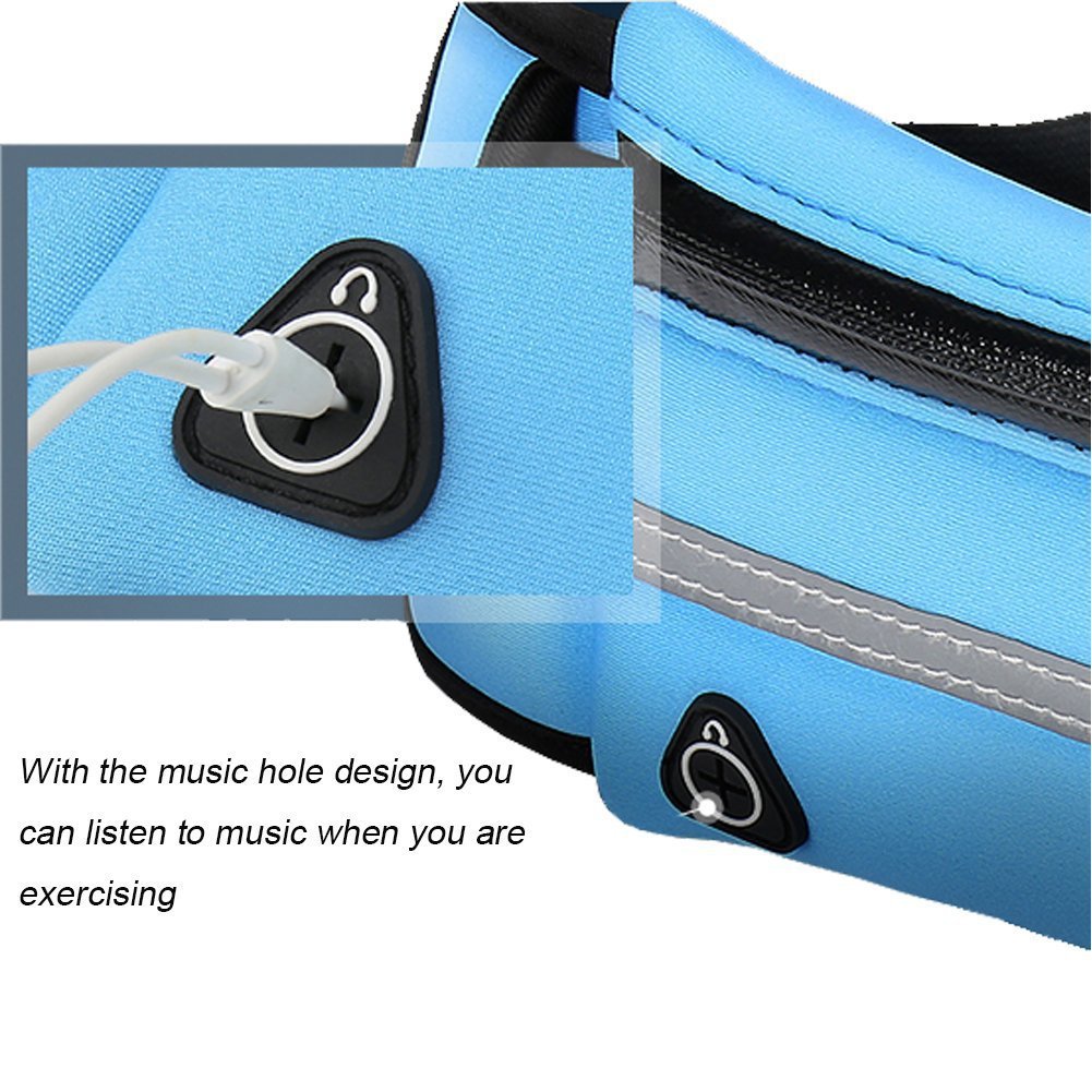 Water bottle waist bag outdoor sports waist bag fitness running waist bag waterproof anti-theft mobile phone waist bag personal riding