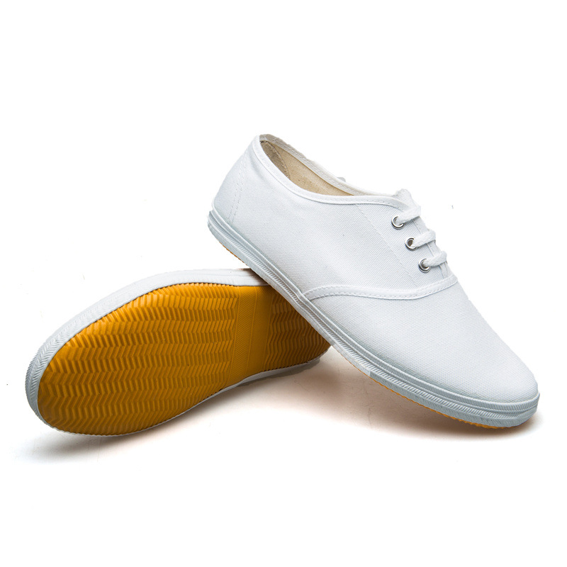 Children's sports shoes white canvas sports dance white shoes White net shoes