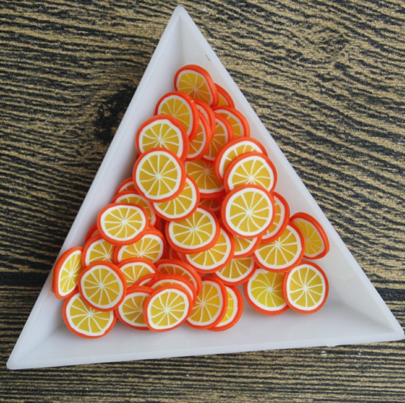 Simulation fruit slice pvc soft pottery slice DIY handmade clay cream glue slime simulation cake