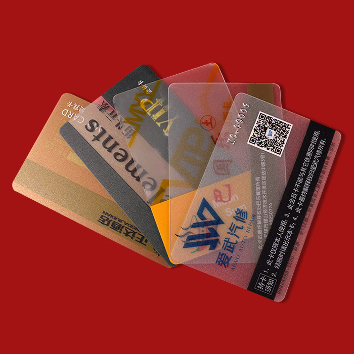 Pvc Business Card Transparent Material Business Card High-End Business Card Frosted Business Card Matte Business Card 0.35mm Thick Business Card