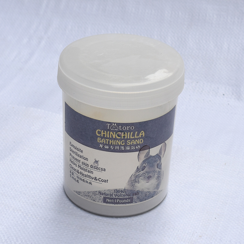 Factory wholesale anti-flea anti-lice deodorant Totoro special bath bath sand Totoro anti-hair removal bath sand processing customization