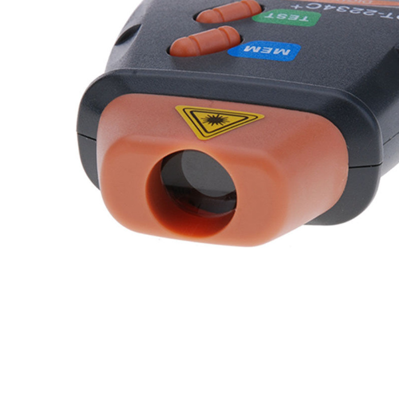 DT2234C + laser tachometer handheld digital tachometer photoelectric tachometer with stored data