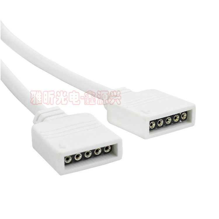 RGBW colorful LED light bar one-to-two extension cable one-to-two light strip splitter 5Pin pin accessories