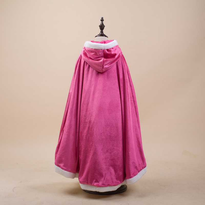 2024 Halloween Autumn and Winter Frozen Cloak Princess Cloak Girls Cute Shawl Children's Winter Clothing Children's Clothing