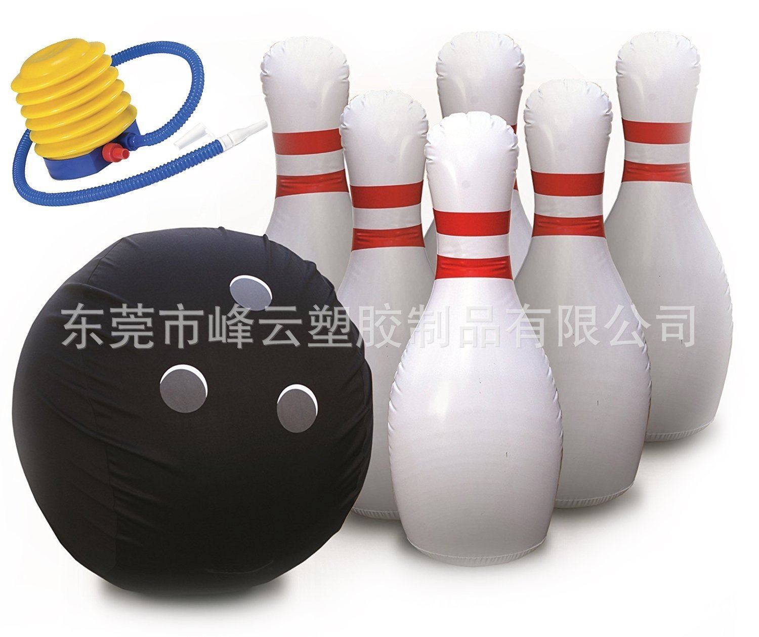 Dongguan Factory Custom Inflatable Pvc Toy Ball Kidsren's Game Set Bowling